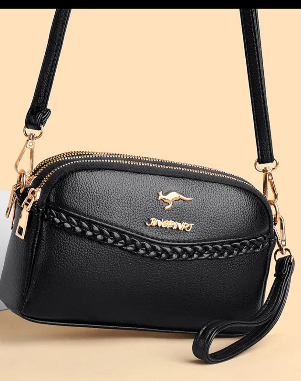 Women Animal Letter Zipper Bag