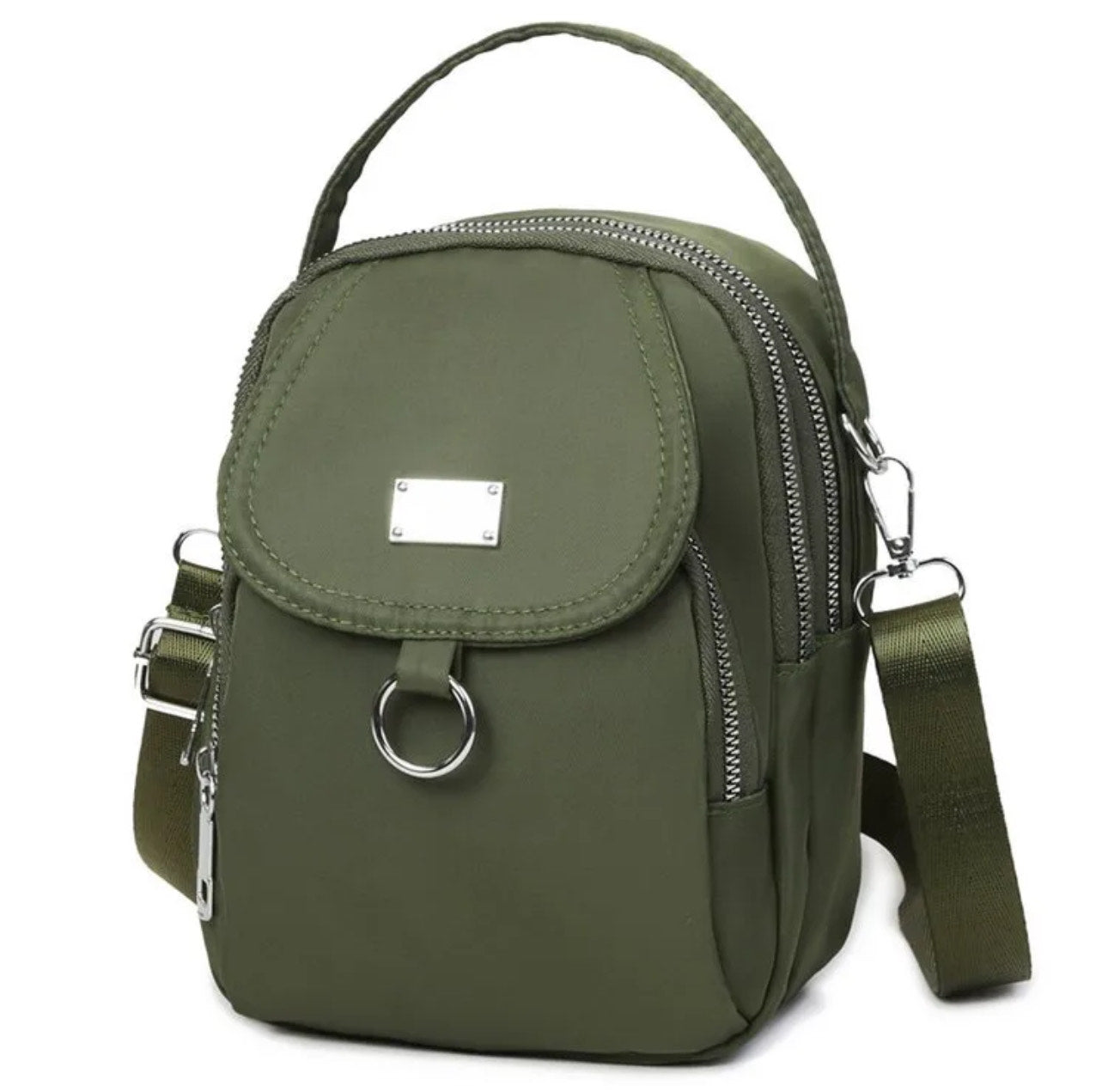 Women Square Zipper Crossbody bag