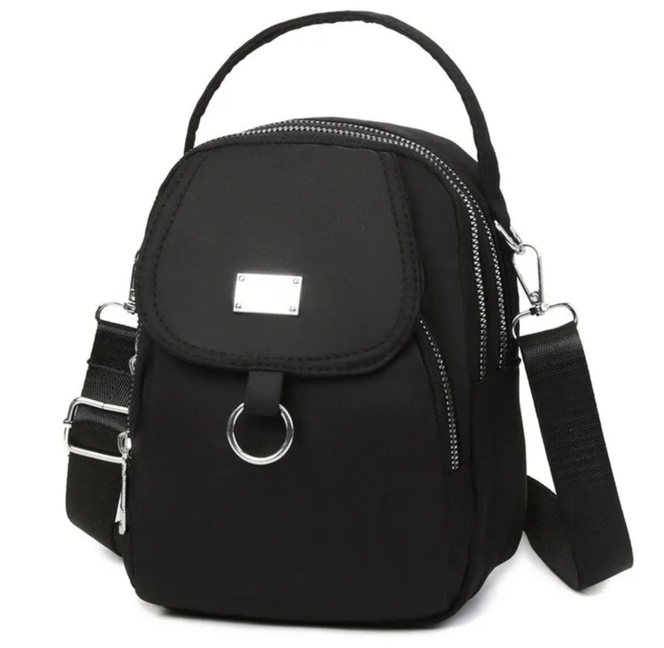 Women Square Zipper Crossbody bag