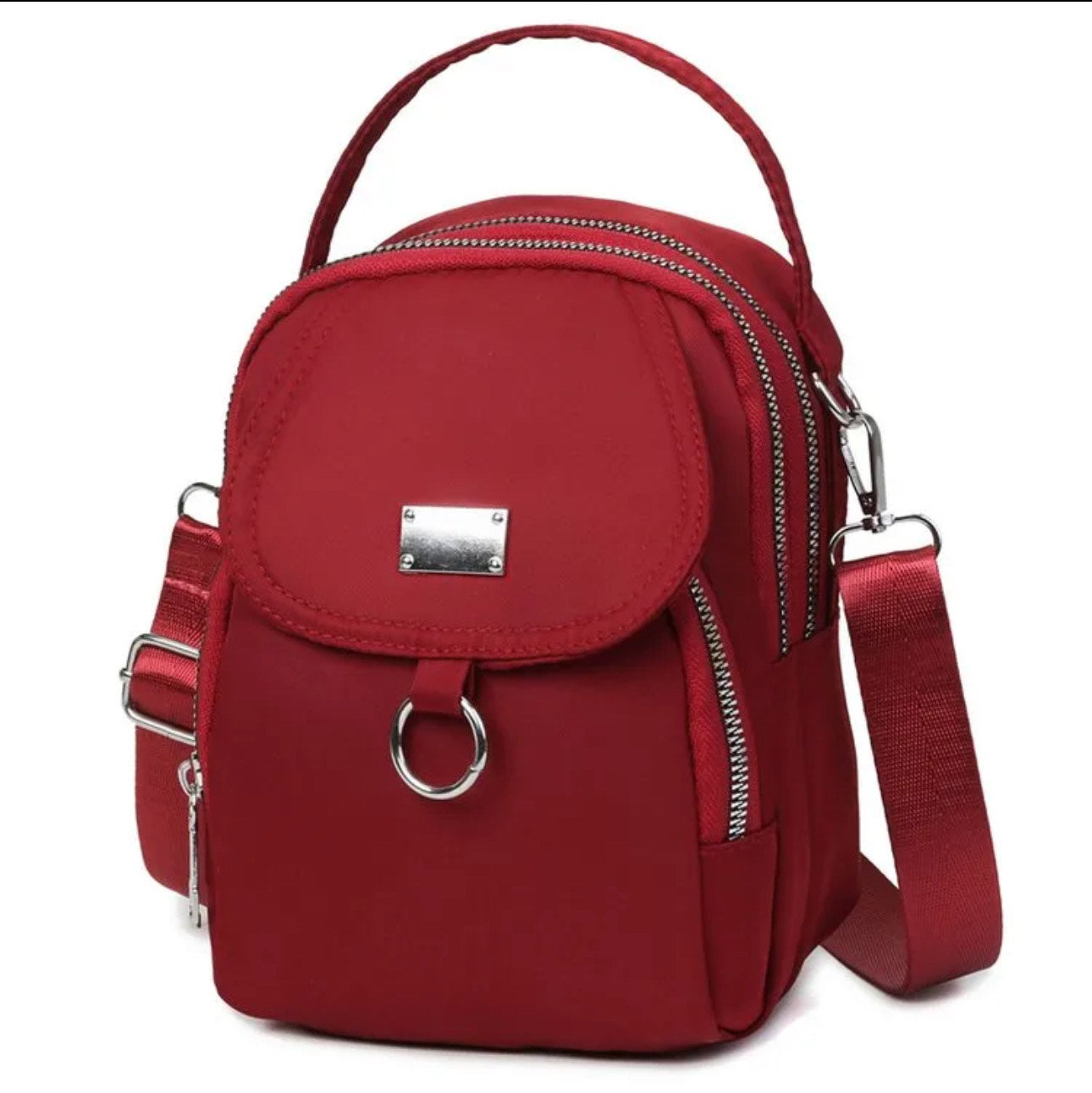 Women Square Zipper Crossbody bag