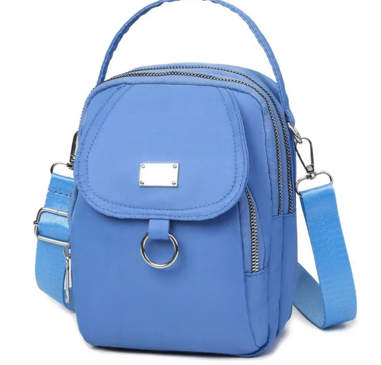 Women Square Zipper Crossbody bag