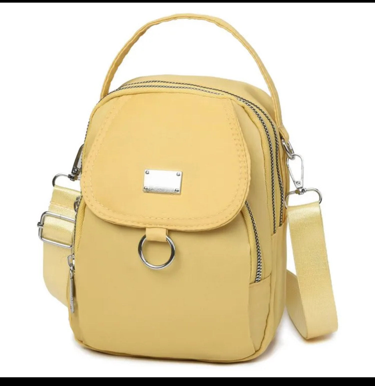 Women Square Zipper Crossbody bag