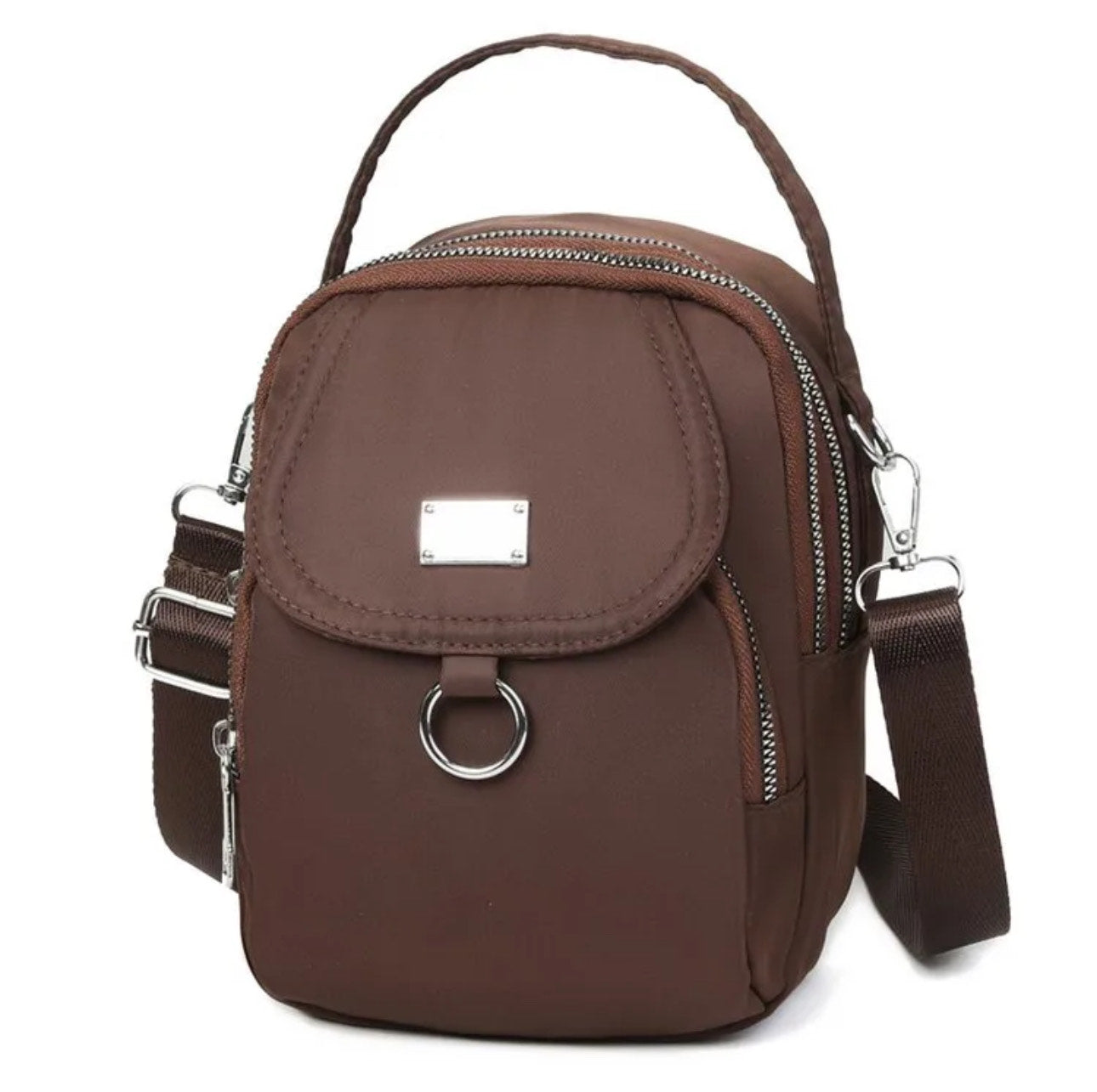 Women Square Zipper Crossbody bag