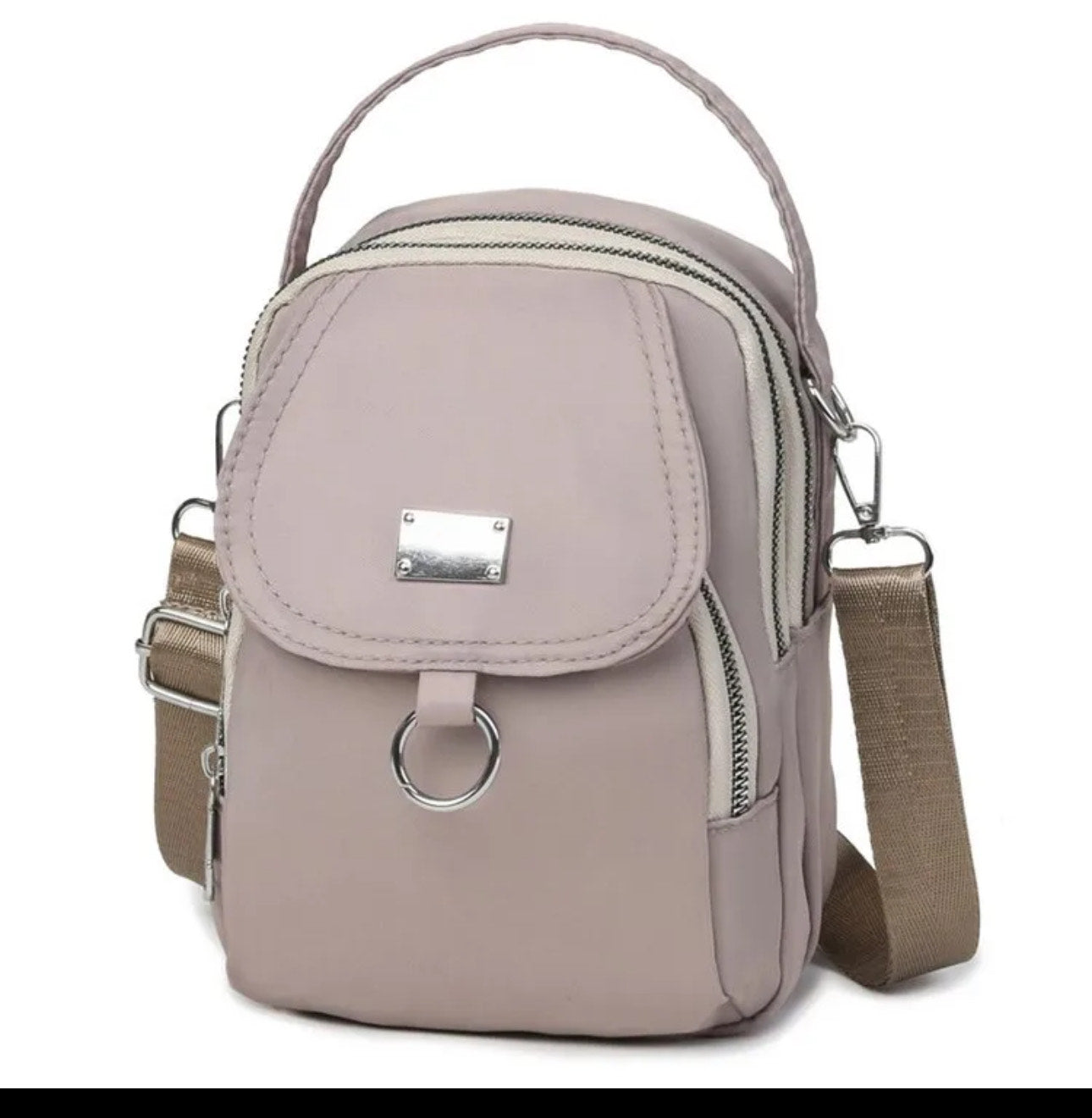Women Square Zipper Crossbody bag