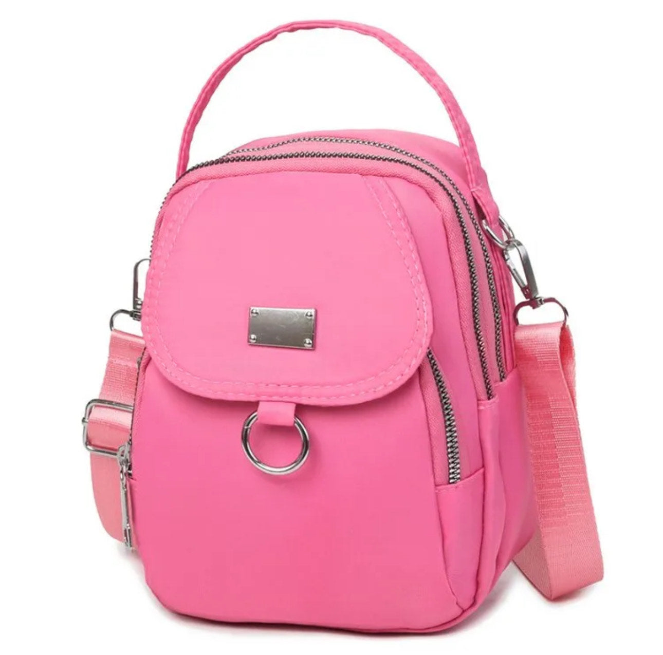Women Square Zipper Crossbody bag