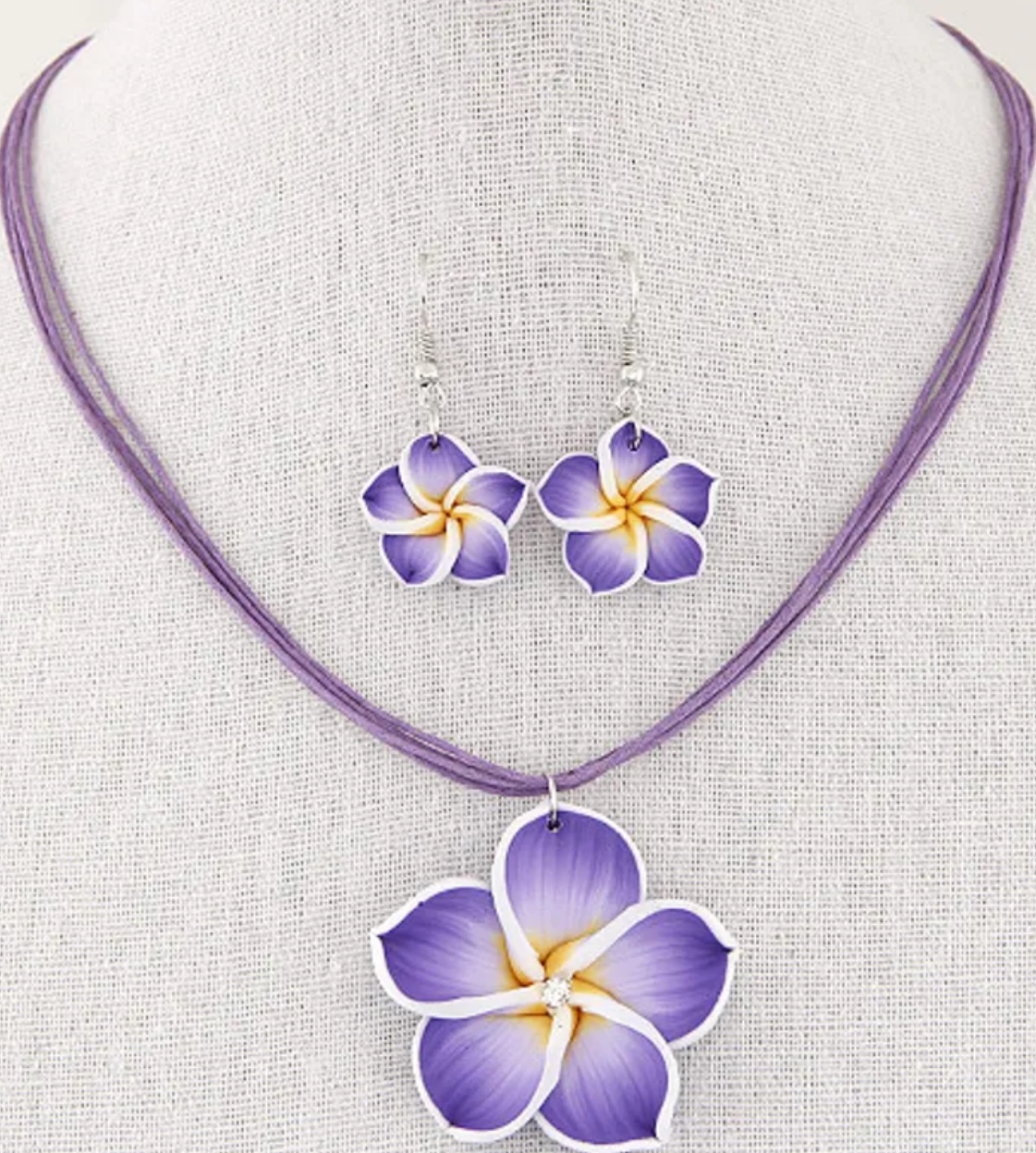 Bohemian Flower Necklace set