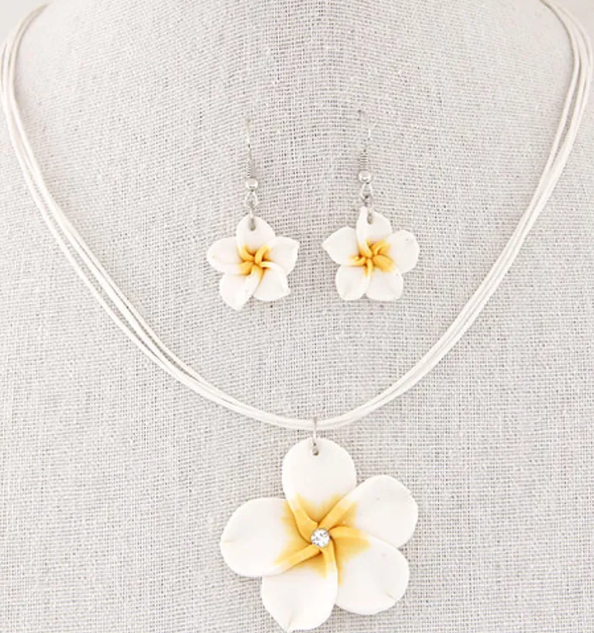 Bohemian Flower Necklace set