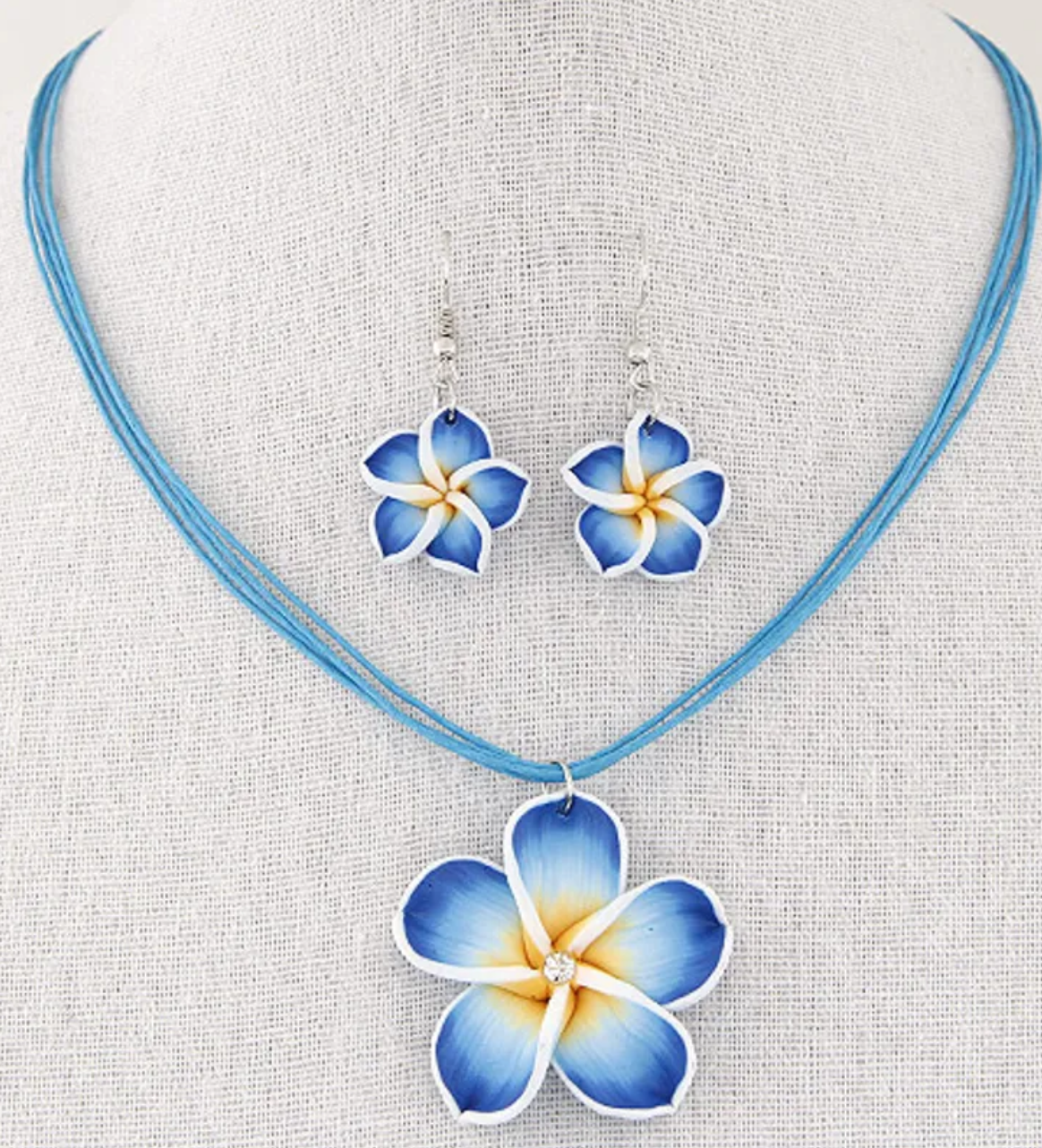 Bohemian Flower Necklace set