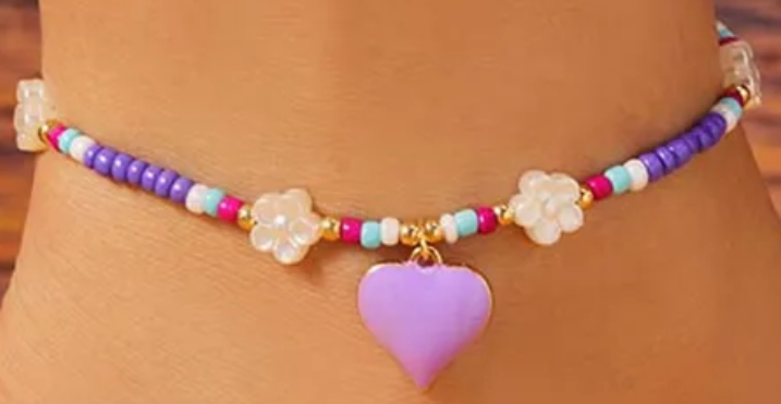 Bohemian Heart Anklets