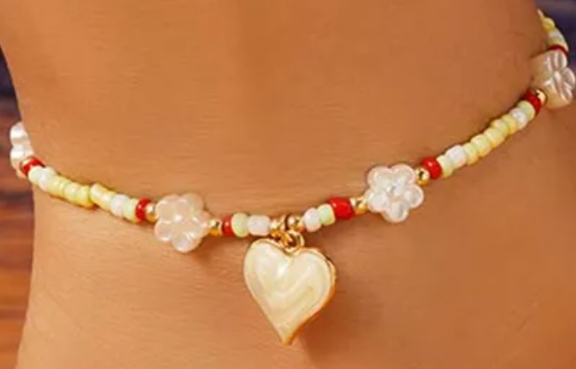 Bohemian Heart Anklets