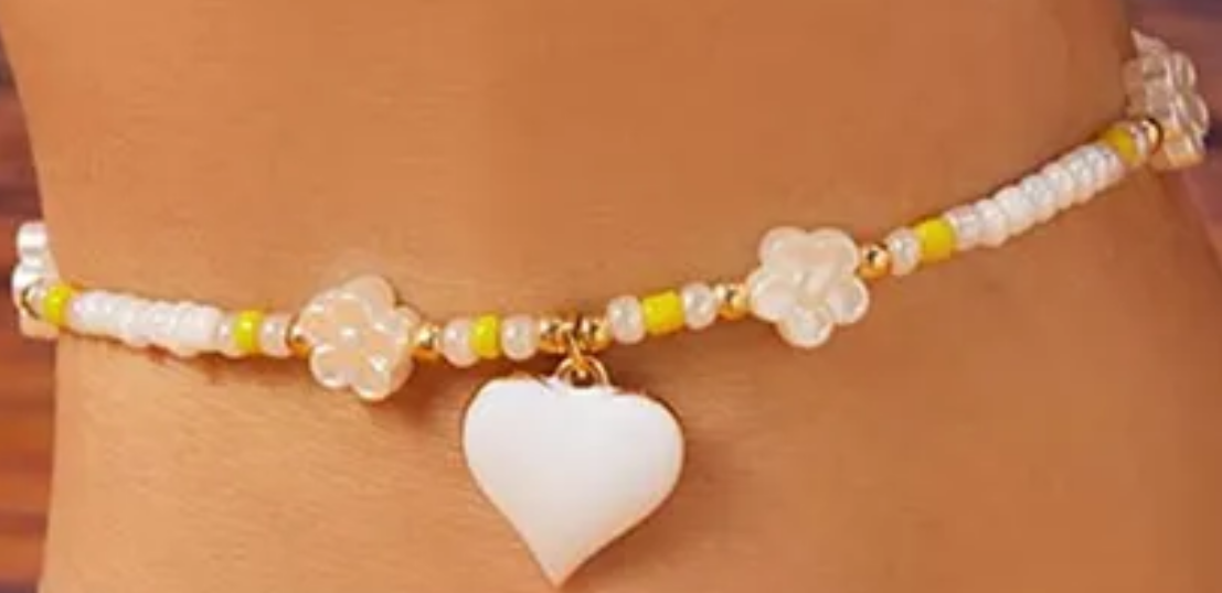 Bohemian Heart Anklets