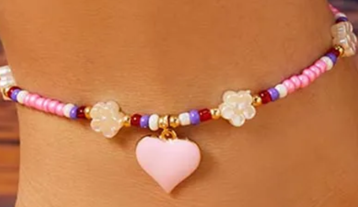 Bohemian Heart Anklets