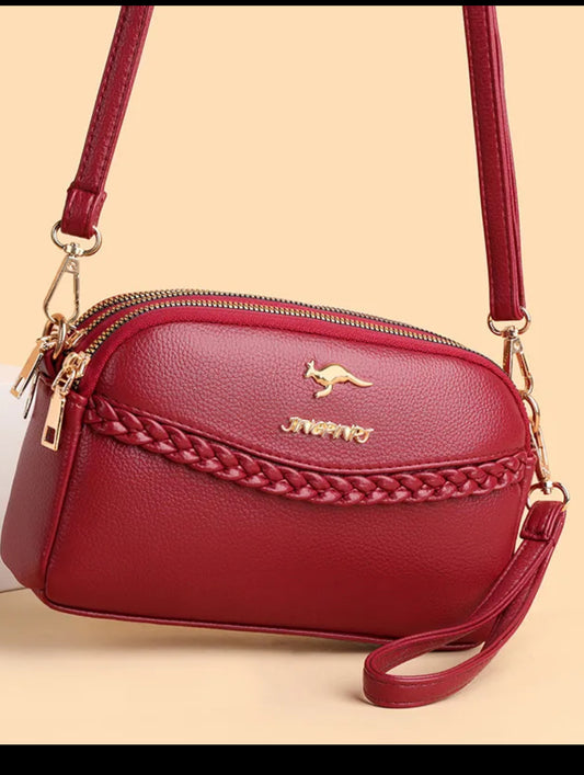 Women Animal Letter Zipper Bag