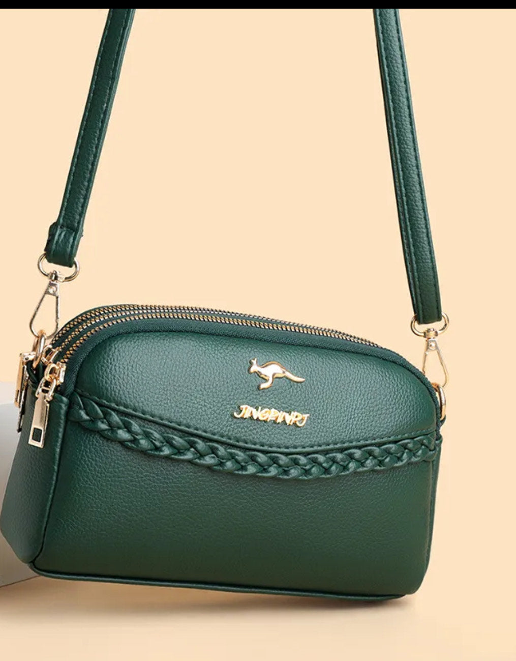 Women Animal Letter Zipper Bag