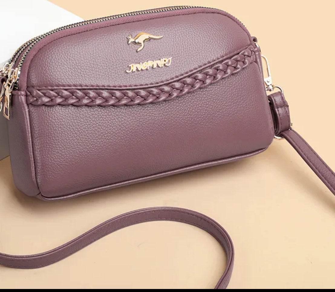 Women Animal Letter Zipper Bag