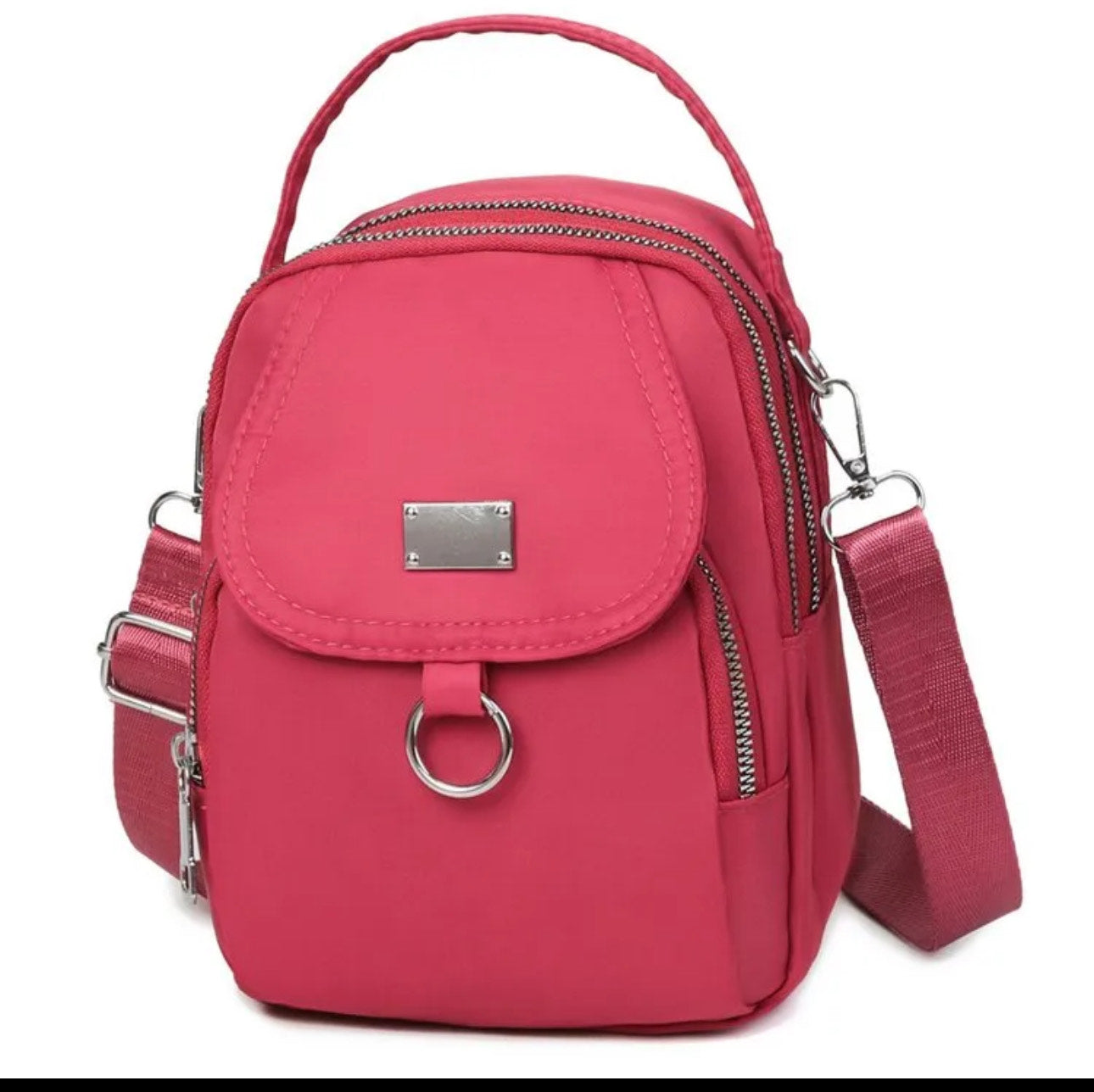 Women Square Zipper Crossbody bag