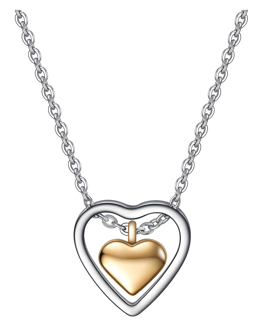 Double Heart Necklace