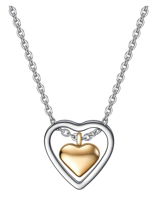 Double Heart Necklace
